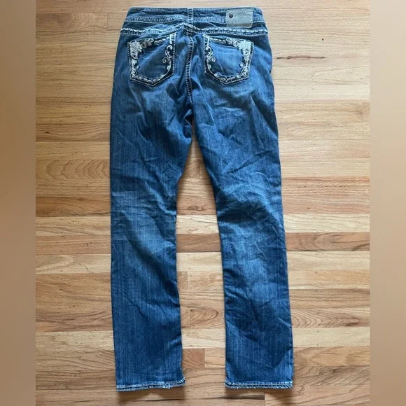 Silver Jeans Co. Tuesday Mid Straight Leg Jeans - Picture 3 of 11